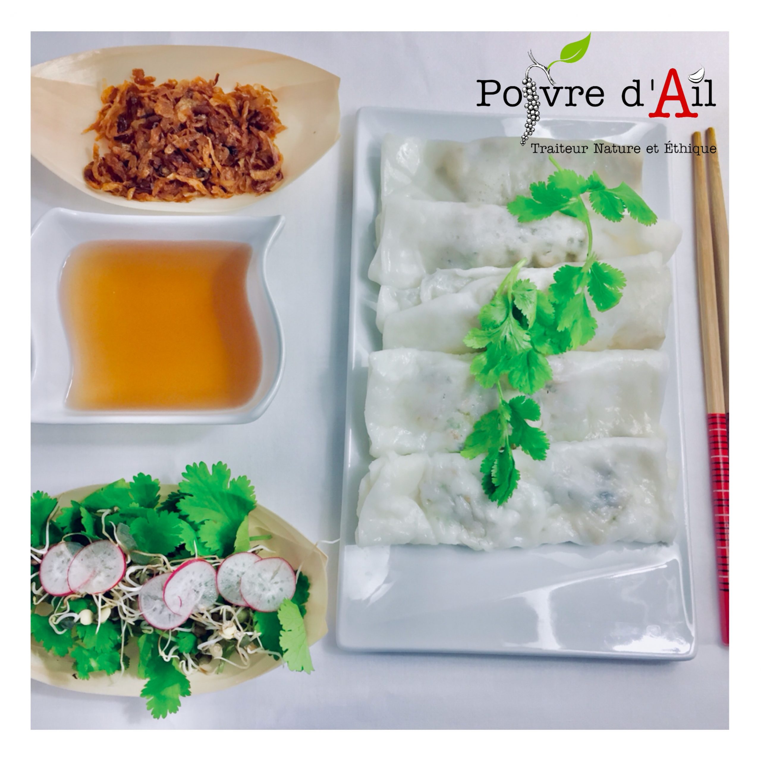 Banh Cuon Traiteur Ethique Bio Nature Poivre d'Ail Roquefort La Bédoule Cassis La Ciotat Carnoux Ceyreste Aubagne