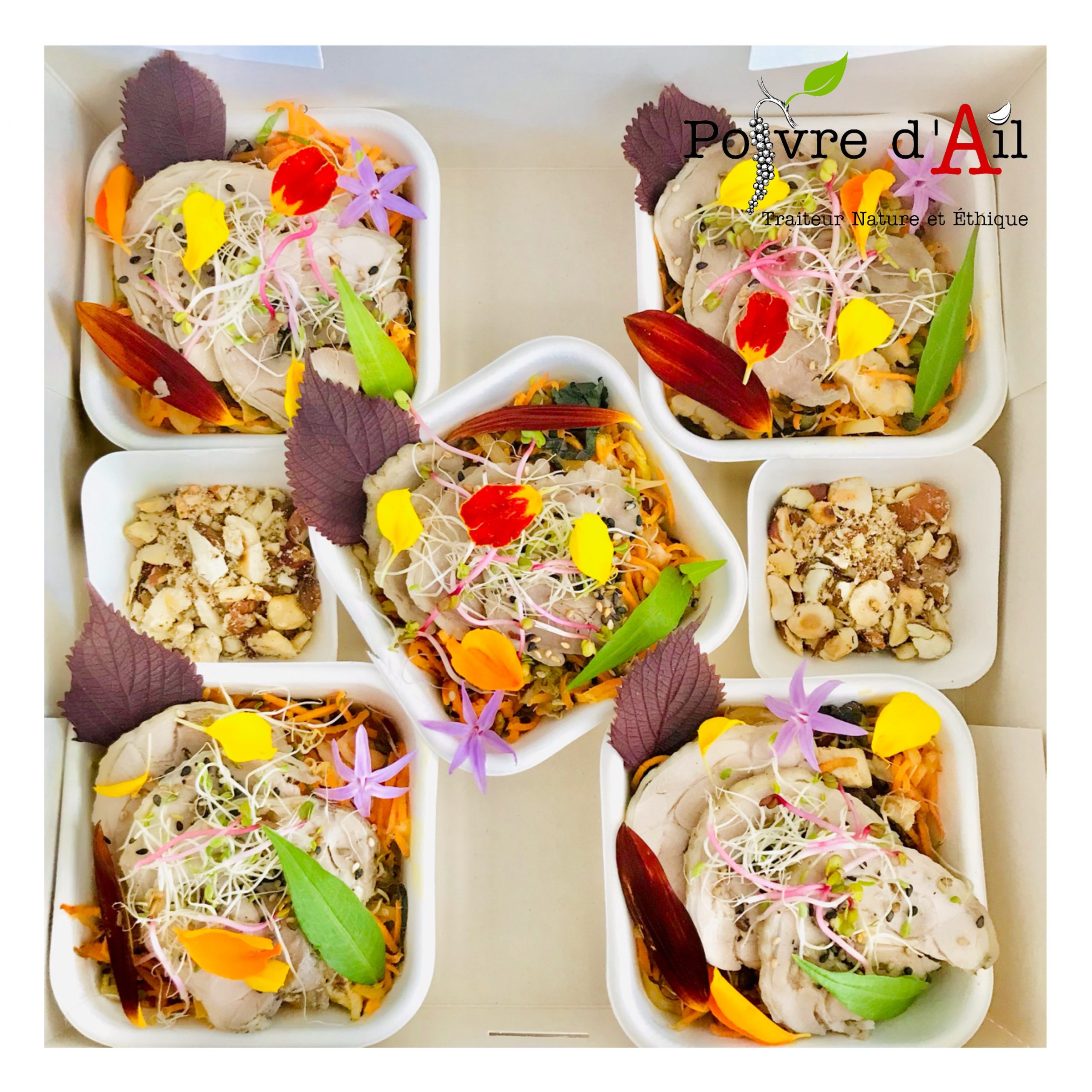 nom ga salade vegan poulet citronnelle traiteur bio éthique Cassis Aubagne La Ciotat Ceyreste Carnoux Roquefort La Bédoule Gémenos